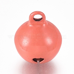 Pendentifs cloches en fer peint à la cuisson&nbsp;IFIN-WH0052-03M