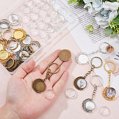 20шт брелок из двухцветного сплава&nbsp;KEYC-DC00017