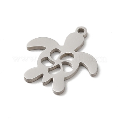 Pendentifs en acier inoxydable 201 anti-ternissement&nbsp;STAS-E206-04P-05