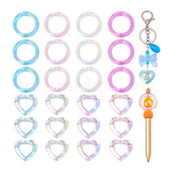 24шт 8 стиля покрытия акриловых бусин&nbsp;FIND-PH0022-04