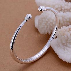 Messing Drehmoment Armbänder Stulpearmbänder für Frauen&nbsp;BJEW-BB12407