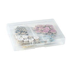 104 шт. 4-цветные эмалевые подвески с заглавными буквами алфавита A~Z&nbsp;ENAM-FS0003-91