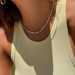 Наборы для изготовления цепочек-скрепок из нержавеющей стали 304&nbsp;DIY-BBC0002-71