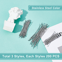 600 шт. 3 шт. штифта с шаровой головкой из нержавеющей стали марки 304&nbsp;STAS-DC0009-11