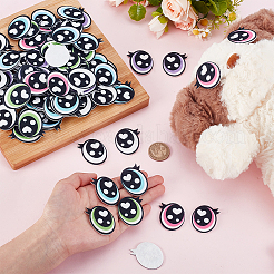 2 набор для изготовления кукольных глаз из фетра&nbsp;AJEW-PH0006-60A