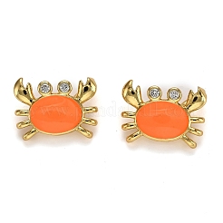 Настоящие 18к позолоченные латунные подвески с микропаве&nbsp;ZIRC-L100-020-G