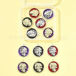 12шт 6 цвета сплава эмалевые подвески&nbsp;FIND-FS0003-81