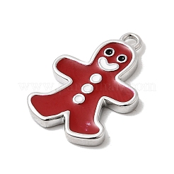 Рождественские латунные эмалевые подвески&nbsp;KK-L258-05P-B02