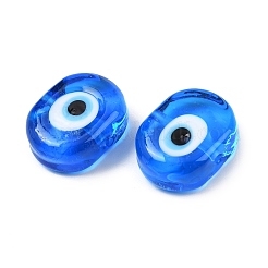Fatti a mano a lume perle di malocchio&nbsp;LAMP-G168-02M