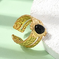 Offene Manschettenringe aus Edelstahl 304&nbsp;RJEW-F213-02G-08
