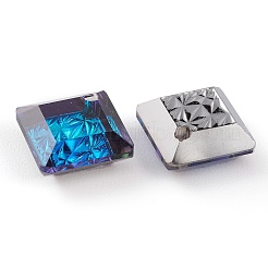 Подвески из тисненого стекла со стразами&nbsp;GLAA-J101-03A-001BB