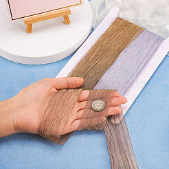 10 ярд двухцветной полиэстеровой ленты с морщинами&nbsp;OCOR-TA0001-91A