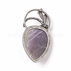 Подвески из натурального аметиста &nbsp;X-G-I220-G06