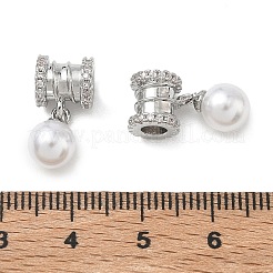 Shegrace Messing-Mikropavé-Zirkonia-Röhrchenperlen&nbsp;XGRQ4G074-699P