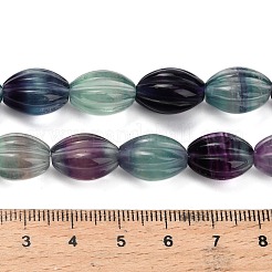 Нити резных бусин из натурального флюорита&nbsp;G-L634-J04-C01