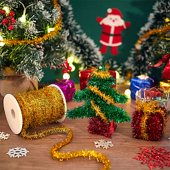 50м блестящая мишурная подвесная гирлянда&nbsp;SRIB-PH0001-54C