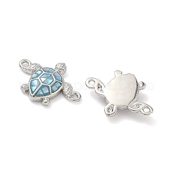 Подвески-соединители в виде черепахи из латуни с эмалью&nbsp;KK-H534-03P