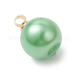 Круглые подвески из перламутрового стекла&nbsp;PALLOY-JF04787