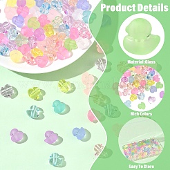 50 Stück transparente Acrylperlen&nbsp;OACR-YW0003-79