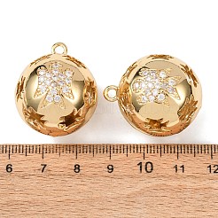 Pendentifs en laiton zircon cubique transparent&nbsp;KK-B184-03G