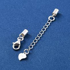 925 rallonge de chaîne gourmette en argent sterling&nbsp;STER-G039-03D-S