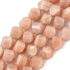 Натуральный Sunstone бисер пряди&nbsp;G-C267-B07