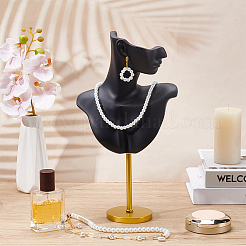 Модель из смолы с боковым корпусом в форме бюста&nbsp;AJEW-WH0695-229A