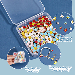 Подвески из сплава эмали 60шт 10 стиля&nbsp;ENAM-HY0002-98