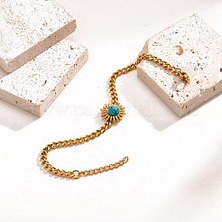 Bracciali con catene a maglie in acciaio inox&nbsp;PW-WG78D7C-01