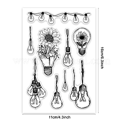 ПВХ пластиковые прозрачные штампы&nbsp;DIY-WH0631-0599