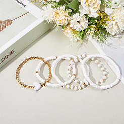 Полимерная глина и хрустальные бусины цепочка для чашек&nbsp;AJEW-WH20072-36B