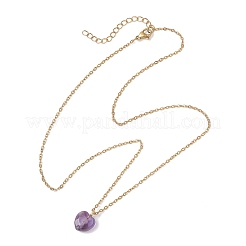 Collane con catena a maglie in acciaio inossidabile 304&nbsp;NJEW-JN05796