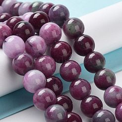 Окрашенные природные малайзии нефрита бисер нитей&nbsp;LS-G-G021-01C-08