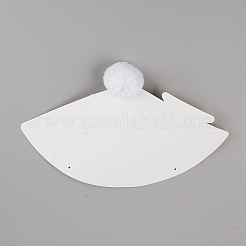 Бумажные головные уборы с помпоном&nbsp;AJEW-WH0223-07B