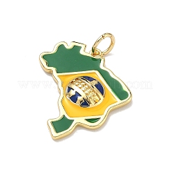 Pendentifs en laiton&nbsp;KK-D235-08G-01