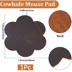 Подставки для мышей из коровьей кожи&nbsp;AJEW-WH20070-137