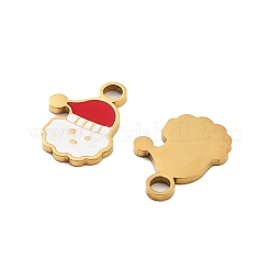 Placcatura ionica (ip) ciondoli in acciaio inossidabile 304&nbsp;STAS-S140-01E