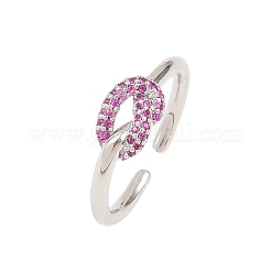 Bagues en laiton avec zircone cubique de micro pave&nbsp;RJEW-C153-01P-03
