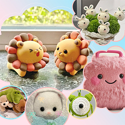 160шт. пластиковые кукольные глаза-кабошоны&nbsp;FIND-PH0026-96A