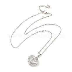 Ожерелья из нержавеющей стали 304 с цепочкой из троса&nbsp;NJEW-H040-08P