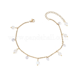 Браслеты на ногу из нержавеющей стали 304&nbsp;AJEW-AN00699-02