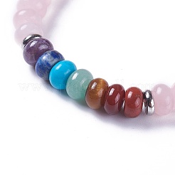 Bracelets réglables de perles tressées avec cordon en nylon&nbsp;BJEW-F369-C04