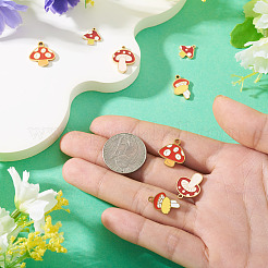 8 шт. 4 стиля эмалевых подвесок из нержавеющей стали 304&nbsp;STAS-TA0003-37