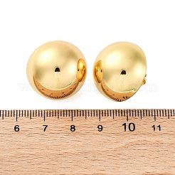 Pendientes de acero inoxidable 304 de media caña&nbsp;EJEW-A125-80G-G