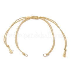 Изготовление плетеного браслета из полиэфирного шнура&nbsp;AJEW-JB01376