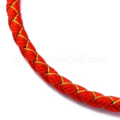 Fabrication de bracelets tressés en cordon polyester&nbsp;MAK-Z003-01P-07