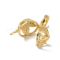 Латунная стойка с микропаве из кубического циркония&nbsp;KK-A222-02B-G