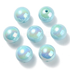 Placage uv perles acryliques irisées arc-en-ciel&nbsp;PACR-E001-04F