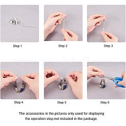 Натурального дерева агат бисер нитей&nbsp;G-NB0001-15