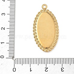 Pendentifs en acier inoxydable 304 et tissu&nbsp;STAS-I369-10G-03